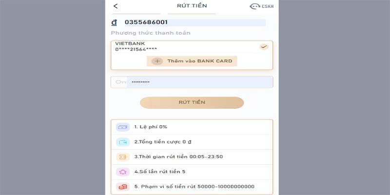 Các Phương Thức Rút Tiền 66Club Phổ Biến