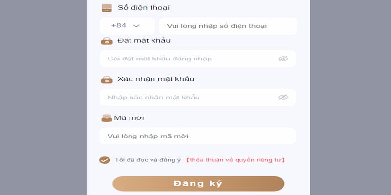 Hướng dẫn đăng ký tại 66Club trên điện thoại
